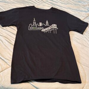 Chicago Skyline Shake Shack Graphic Tee